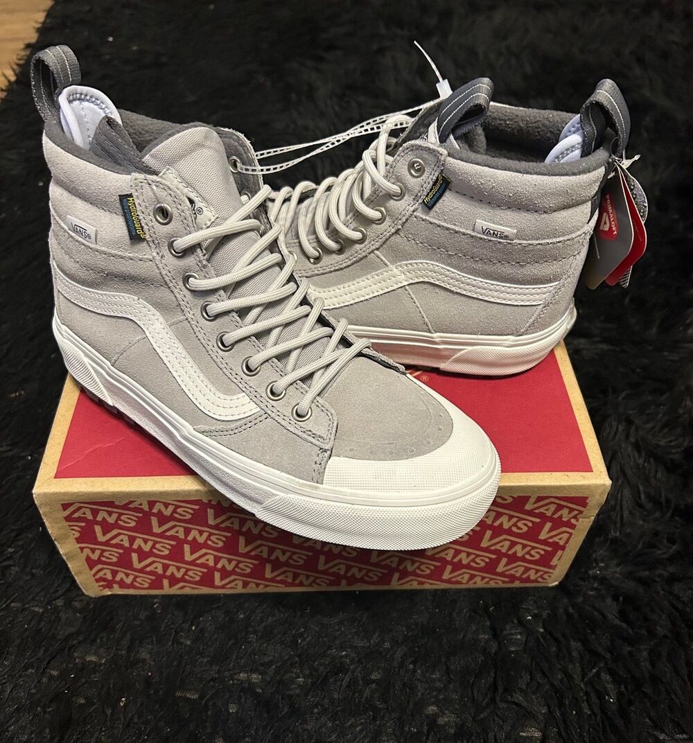VANS Sk8-hi top MTE gray waterproof hiking lace up shoes sneakers sz 8.5 new